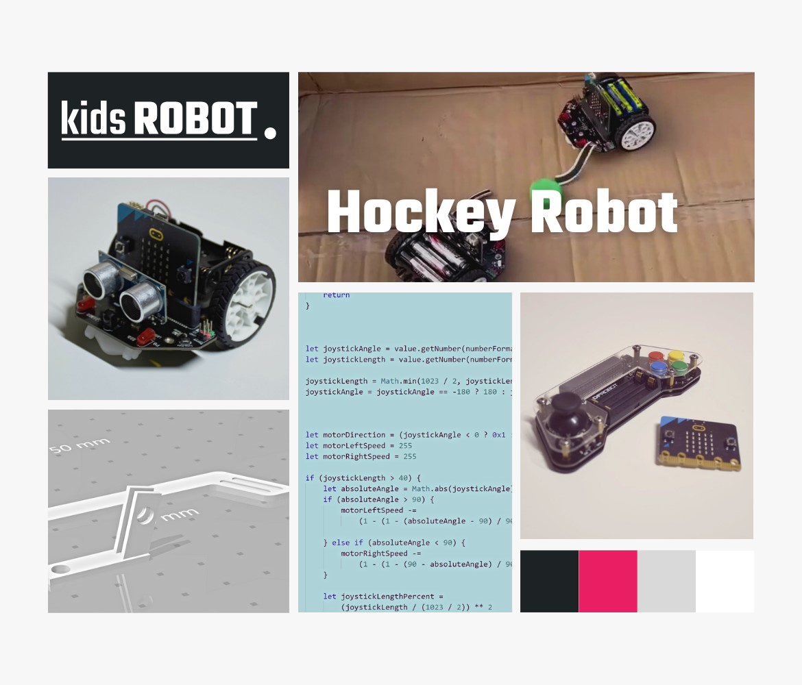micro:Maqueen Lite Hockey Robot Program